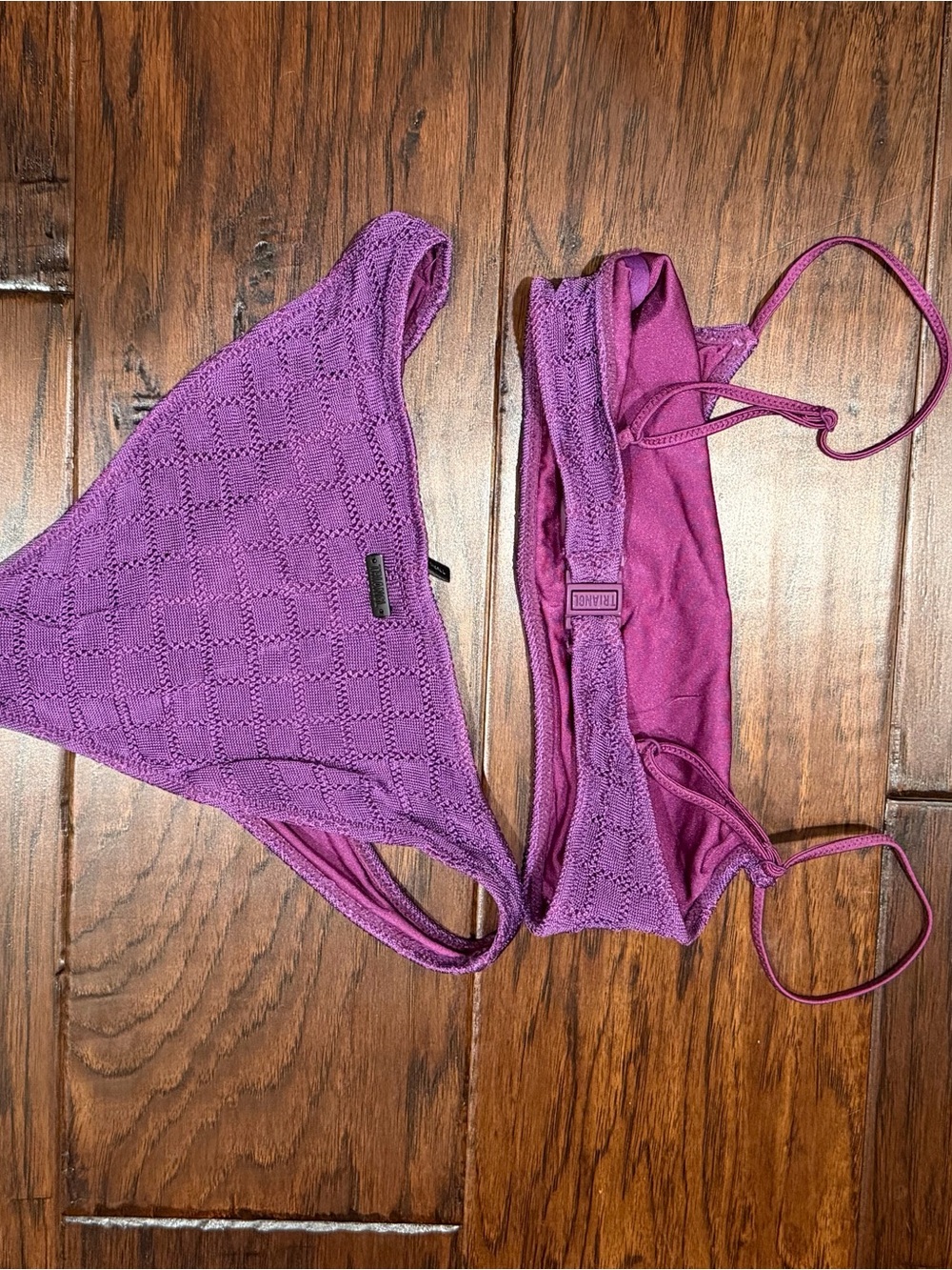Triangl swimwear purple scoop next Bikini Set - Picture 2 of 3